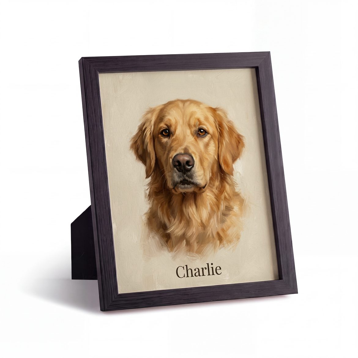 Dog portrait mockup